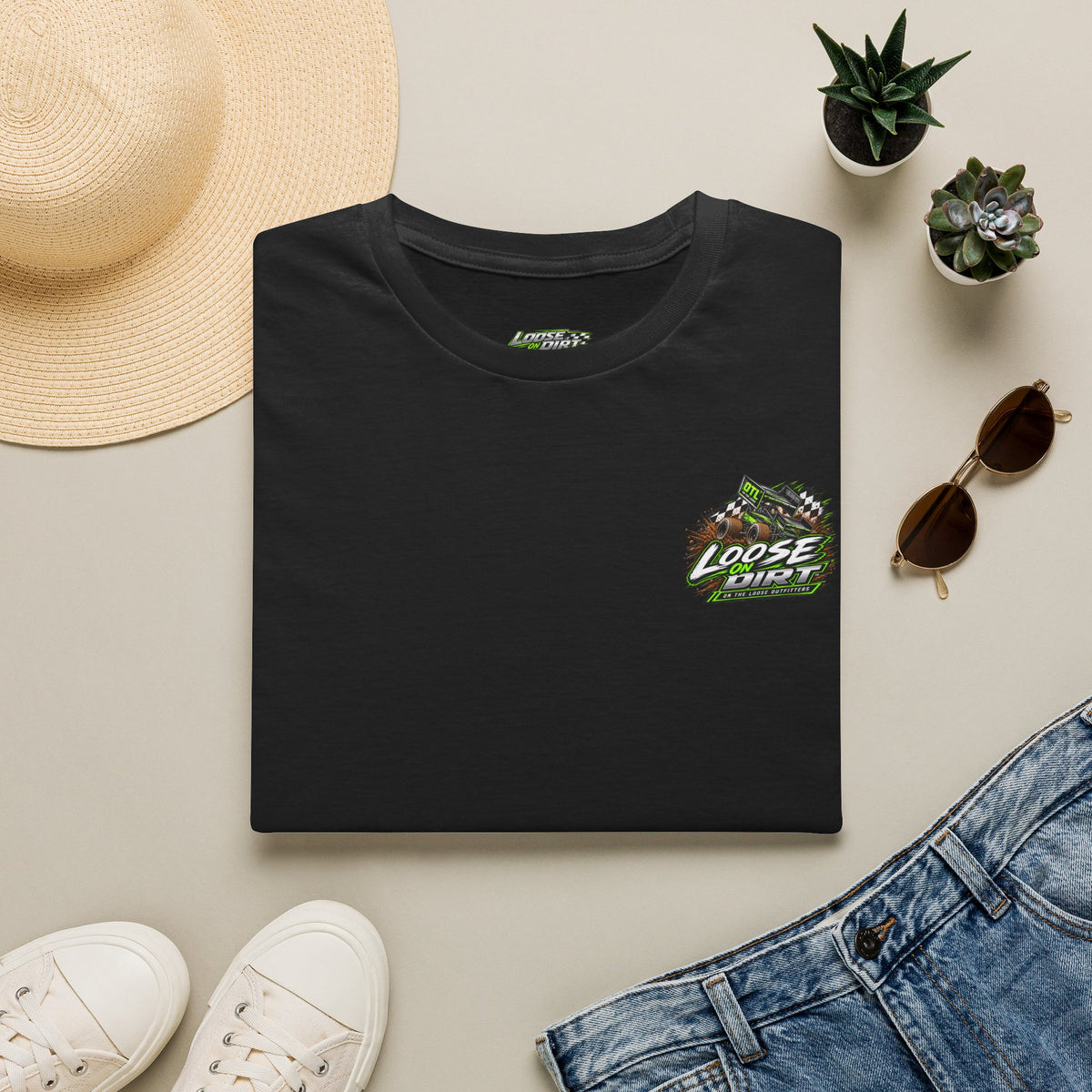 Weekend Forecast - 100% Chance of Dirt Softstyle Racing T-shirt