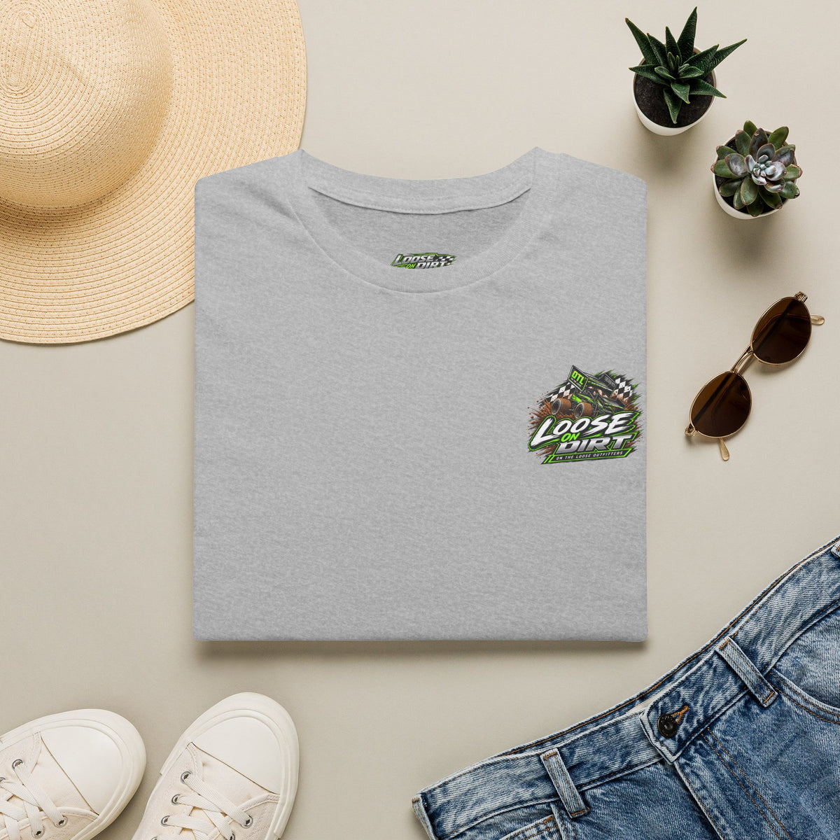Weekend Forecast - 100% Chance of Dirt Softstyle Racing T-shirt
