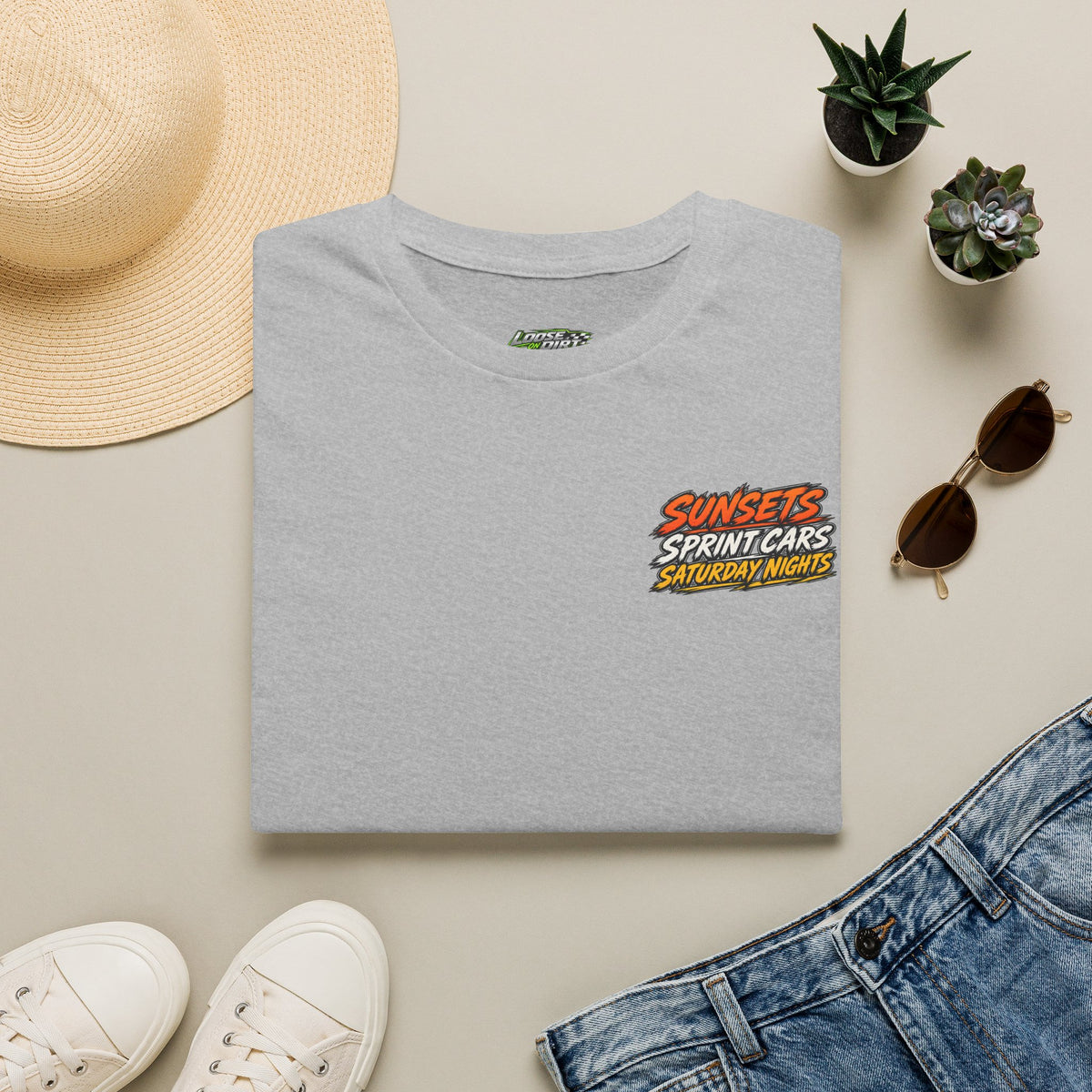Sunsets Sprint Cars Saturday Nights Racing T-shirt Softstyle